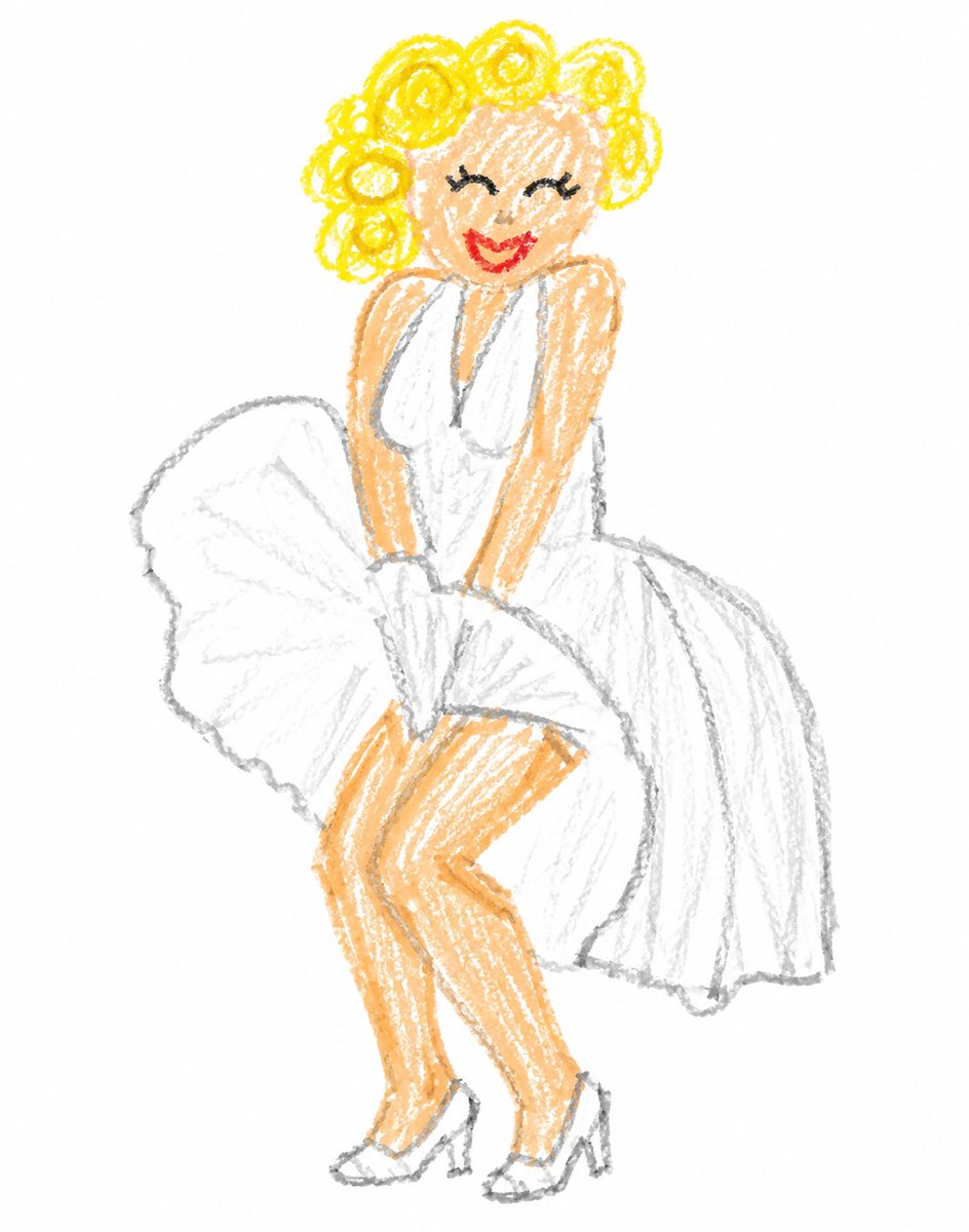 Crayon Style Clumsy Drawing