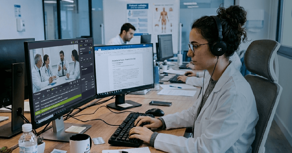 CodimgVA's tweet photo. 🩺 Nueva herramienta de transcripción en Codimg:

¡Optimiza tus observaciones clínicas!

✅ Sincronización vídeo-texto 
✅ Resúmenes con IA 🤖 
✅ Ideal para simulación y debriefing

Precisión y eficiencia en cada sesión. Toda la info aquí: 

https://t.co/BysJUx6zZ4 https://t.co/MyrsVX8OQL