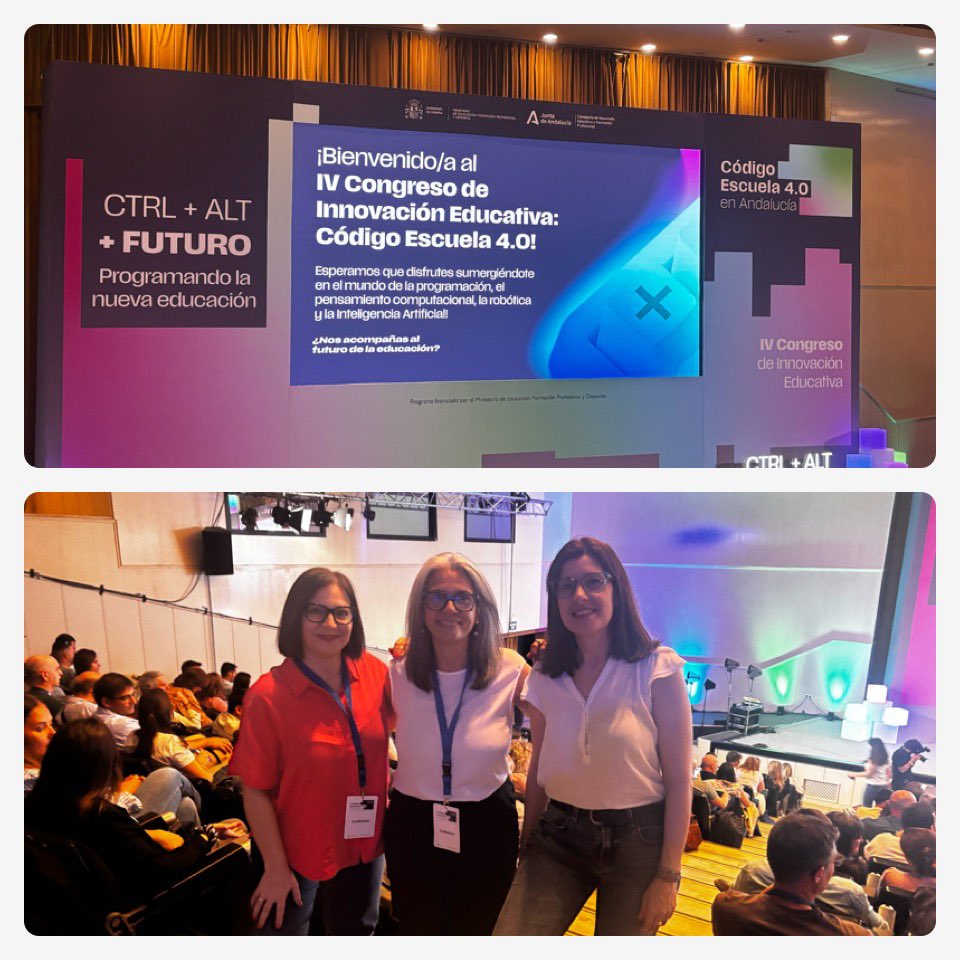 CEPdeJEREZ's tweet photo. Asistimos a la inauguración del IV Congreso de Innovación Educativa: Código Escuela 4.0 @DG_IFP @EducaAnd https://t.co/GiBh1EiHXZ