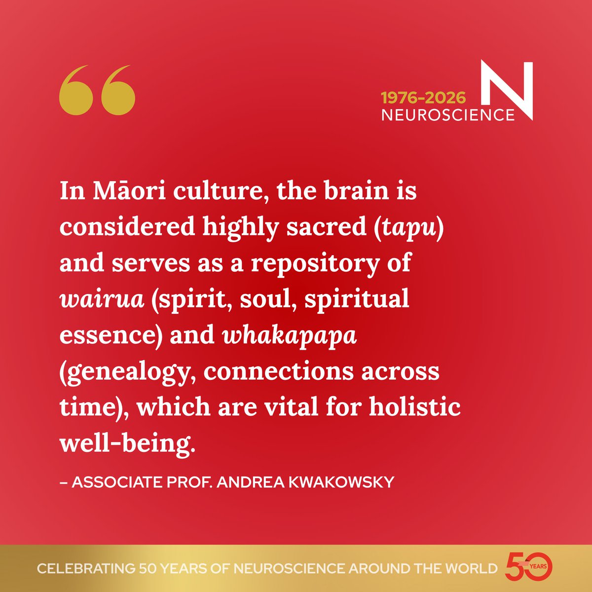 IBROjournals's tweet photo. In Māori culture, the brain is considered highly sacred.

Reflection #18 explores how neuroscience in Aotearoa, New Zealand connects brain research with Mātauranga Māori and holistic wellbeing.

Read more: https://t.co/as7aYKORjo

#Neuroscience50 #IBROjournals @IBROorg https://t.co/g4hrs9DGcU