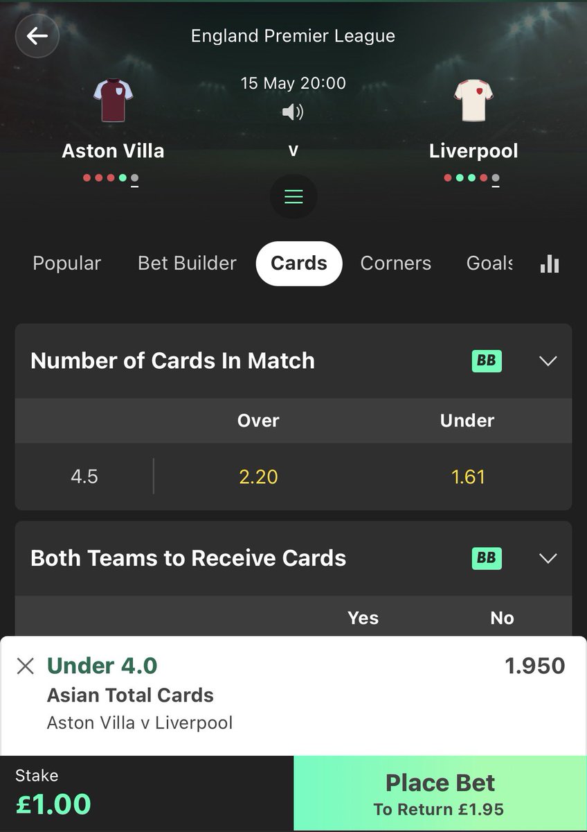 Match Day Bets tweet media