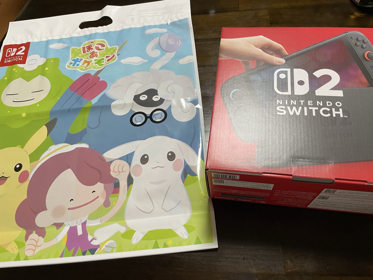 bleu_vent's tweet photo. やっと自分へのご褒美でSwitch2購入出来た！！！嬉しい。 https://t.co/175INBPbxc