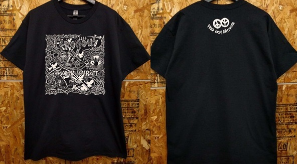 RECORDSHOPBASE's tweet photo. FEROCIOUS X / MED VILKEN RATT Tシャツ 2026年5月下旬頃入荷予定!!
FEROCIOUS X ニューＴシャツ!!
フロントデザインはNYC在住、STATE MANUFACTURED TERRORのWombat氏によるもの!! バックプリント入り!!
BLACK
https://t.co/KTu14OYF90
WHITE
https://t.co/naYoh3eZtS https://t.co/wO3gq0QULu