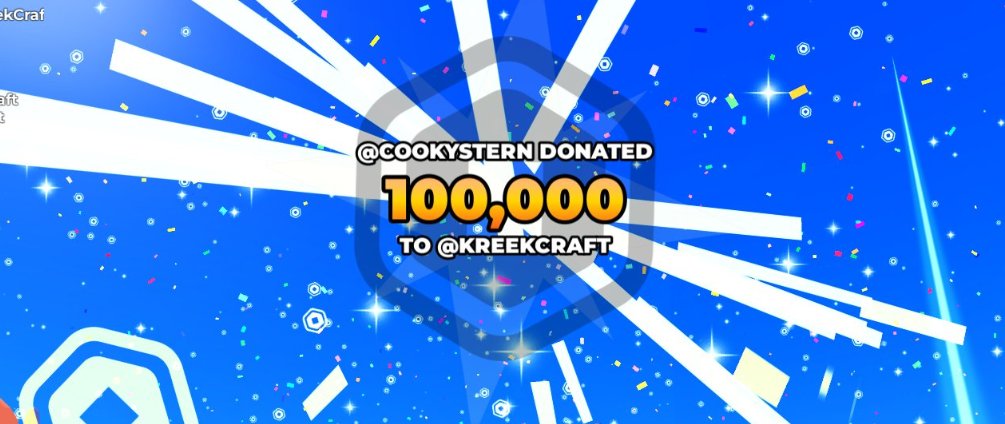 DevCookystern's tweet photo. @plsdonatenews When pls donate started, and my donation to the Legend kreekcraft :P https://t.co/etlbxFD8Tz