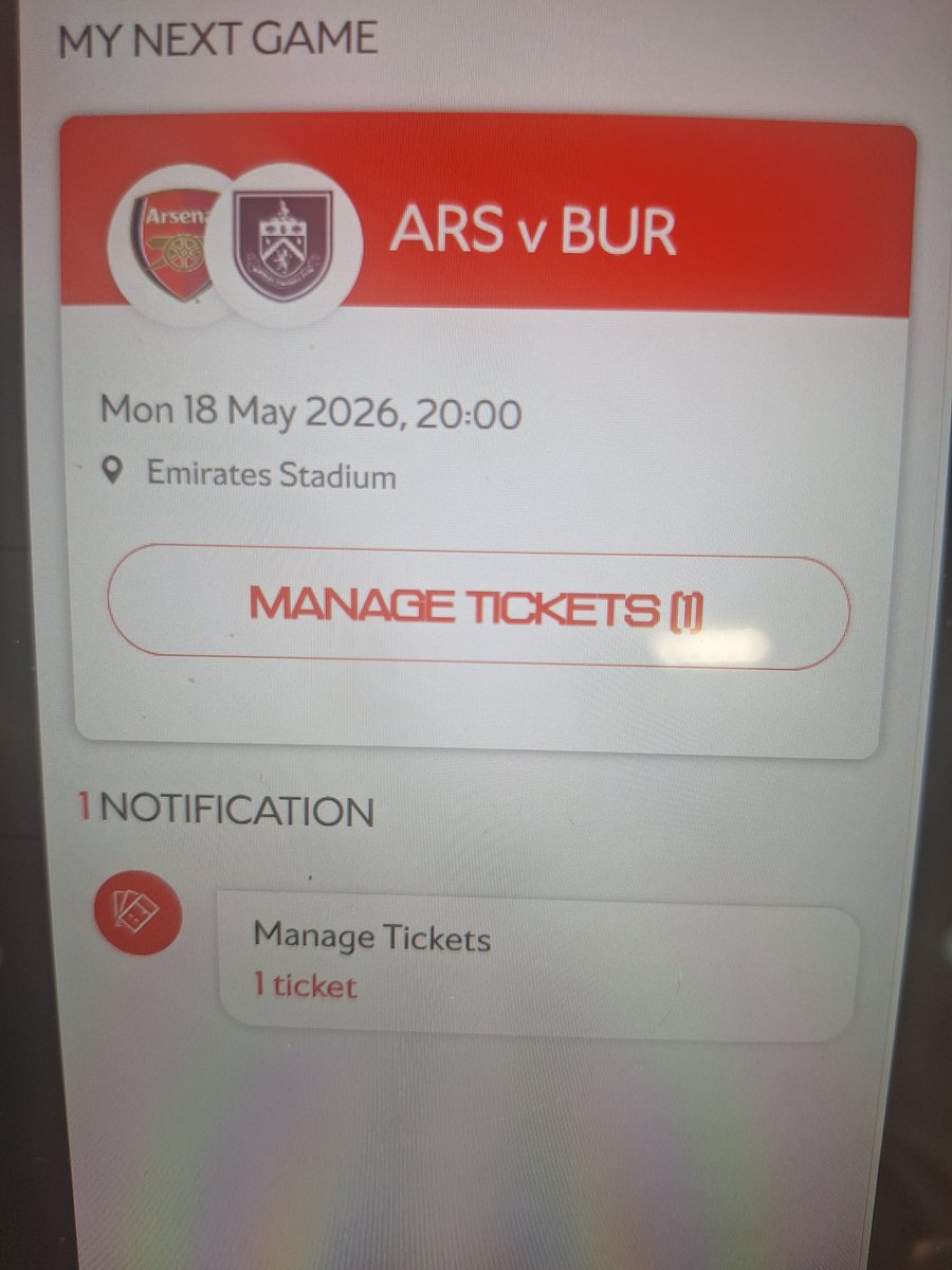 Sandrawhite42's tweet photo. @ArsenalBallots 🎉🎉🎉🎉🎉 just popped up when I logged on this morning https://t.co/Bd7qqKYAD8