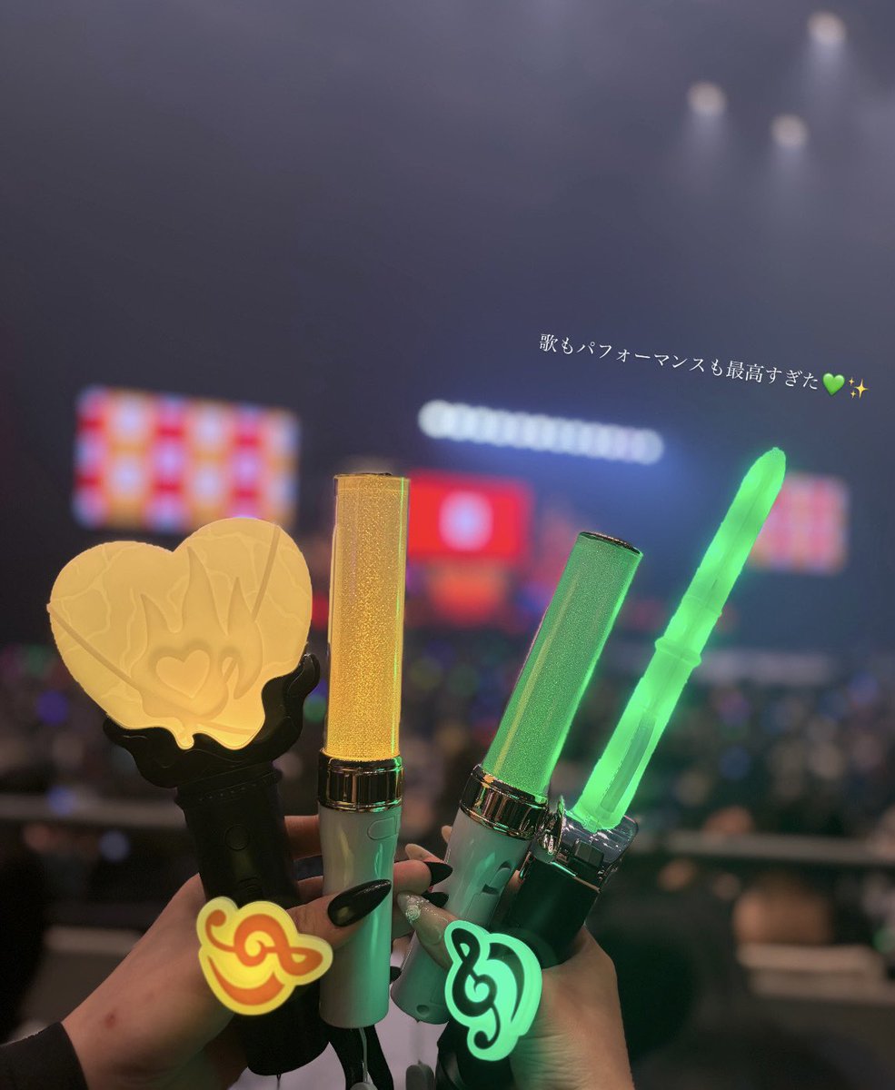 sb__nyan's tweet photo. 初連番楽しかった( ĭ ⩊ ĭ )💛💚 https://t.co/8uxxxUaafD