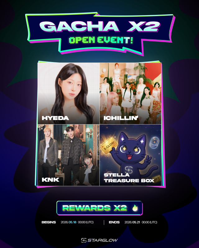 Starglow_world's tweet photo. New Season: Bundle Box Event Grand Opening 🎁✨

Starglow’s new season is officially beginning!

━━━━━━━━━━━━━━━

Event Period
2026. 05. 18 – 2026. 06. 30

Total Reward Pool
$50,000

━━━━━━━━━━━━━━━
What’s New?

Anyone can join this open event!

Rewards are 10x bigger than before.

Many updates have been added based on feedback from our beta users.

Bigger rewards, fiercer competition, and a completely upgraded Starglow experience are waiting for you.

━━━━━━━━━━━━━━━

Special Opening Events!

1️⃣ Stellar Fuel Recharge 2x Event ⚡✨
Recharge your Stellar Fuel and receive double benefits during the opening event period.

2️⃣Gacha 2x Event 🎰🌠
Enjoy more chances and more excitement with the Gacha 2x Event.

━━━━━━━━━━━━━━━
A lot has changed in this new season.

Try new strategies, explore the updates, and make the most of every chance.

Who will become the star of this season?

Join the new season and open your chance to win. 🚀

Good luck, Starglow Friends!
Let’s glow together! 🌠
