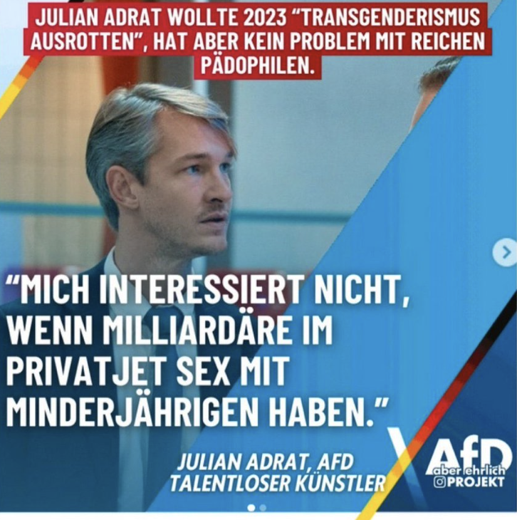 Ingo_Hasselbach's tweet photo. @JulianAdrat Dein Kind? Ist dir immer noch egal was Milliardäre so mit denen anstellen? https://t.co/J0Ox50Hogg