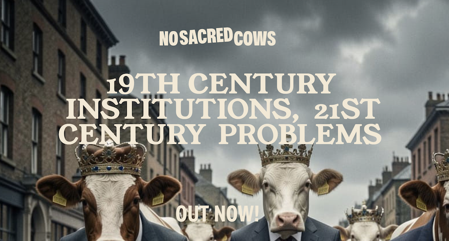 NoCowsPod's tweet photo. Our latest episode is out now with @stellacreasy and @DamianHinds discussing their recent @StAntsCollege fellowship looking at how to take forward Britain's political system. Out wherever you get your pods! With our regular herd @Ed_Owen @AnnaCMcShane @MarkDavies67 @BenLucas_ https://t.co/rbC247Fmuw
