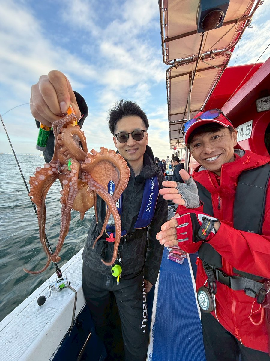 速報】明石船タコ解禁です！！海蓮丸で今年も釣りまくり！！カミタケ