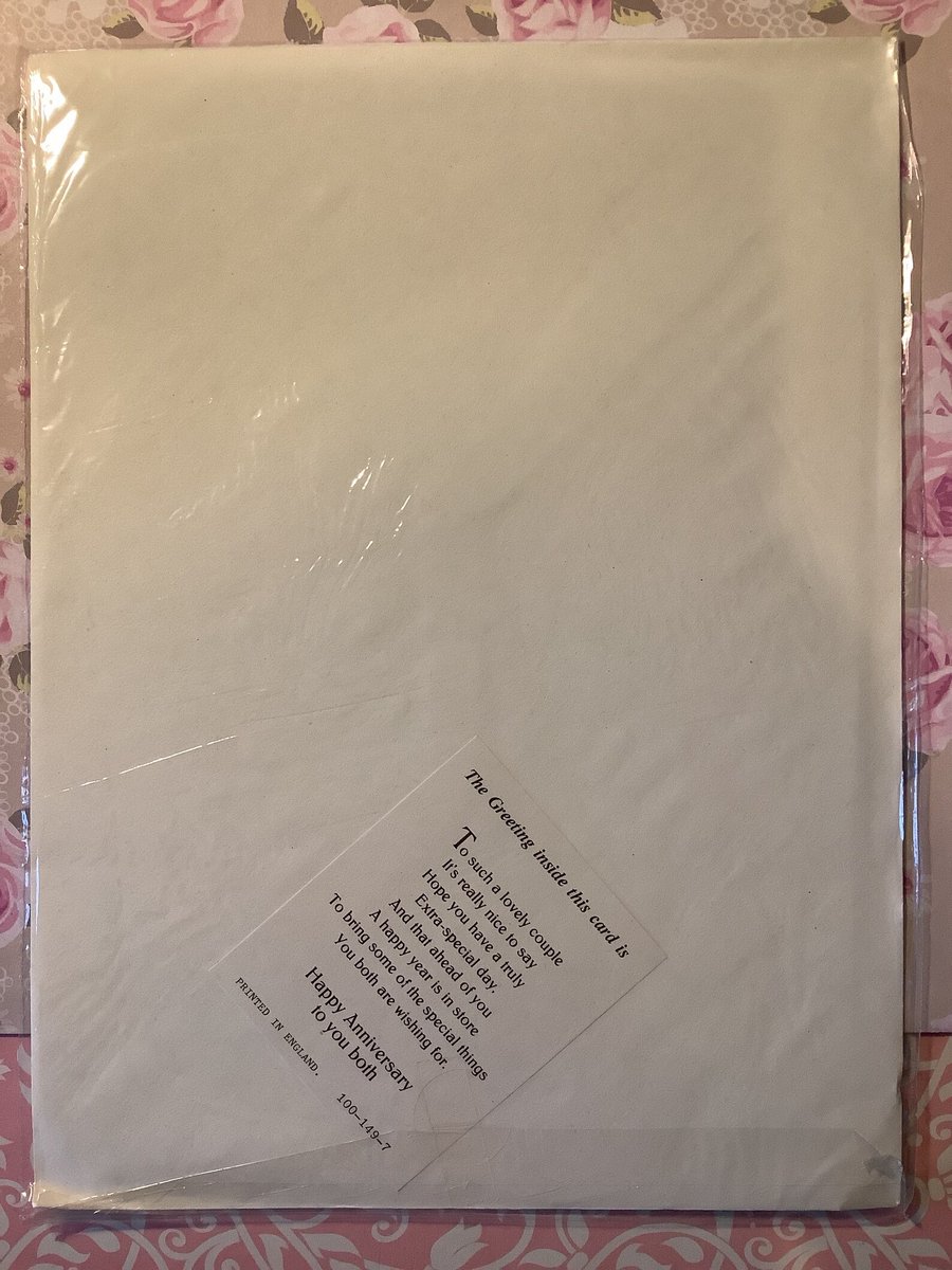 WatsonsVintage's tweet photo. This is such a pretty card and rather special too. RARE Vintage Circa 1970s Large A4 'Congratulations On Your Silver Anniversary' Bells & Pretty Floral Retro Photo Card with Sentimental Verse https://t.co/j5vl8iXOG7 via @Etsy #VintageCards #SilverAnniversary #WeddingAnniversary #PhotoCards
