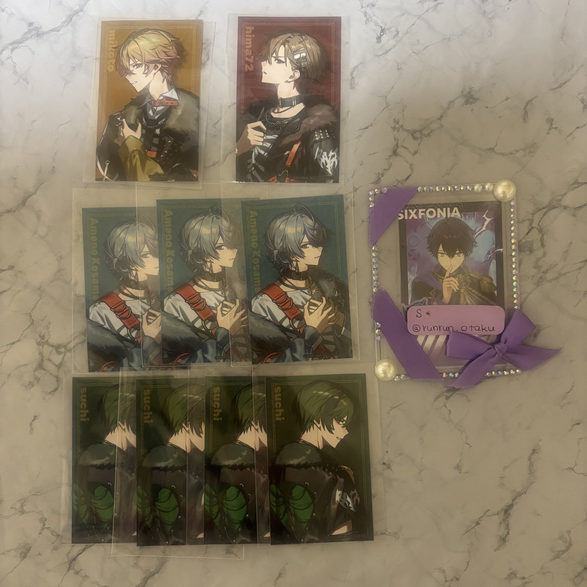 runrun_otaku's tweet photo. 【交換】 シクフォ二 RAGE アニメイト特典

譲 ： 画像参照

求 ： 同種📢

※ 🍵さん1枚開封時に折れ目がついてしまった為そちらも含めて交換頂ける方優先(2枚目)

郵送>都内手渡し
検索からでもお気軽にお声掛けください

#シクフォニグッズ交換 https://t.co/jIakyfy4YK