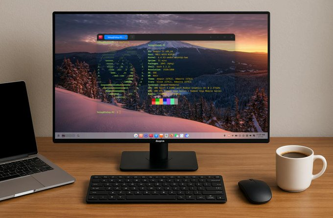 linux_deepin's tweet photo. Wake up, boot deepin, smile — your day just started right. ☀️
#deepin #DailyDriver #LinuxDesktop #OpenSource https://t.co/GrgtkPN01L