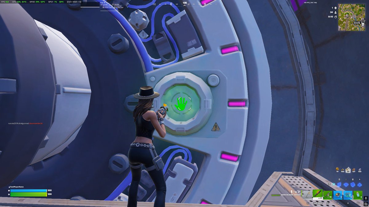 grazyyFN's tweet photo. @FortniteStatus none of the teleports are working :) @FortniteStatus https://t.co/3hgQB65eMQ