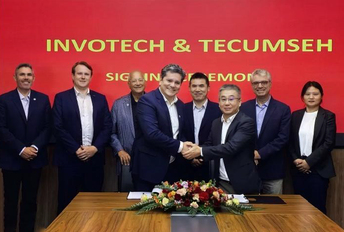 refindustry's tweet photo. Tecumseh and Invotech Form Global HVAC&amp;R Partnership
Tecumseh and Invotech have signed a Strategic Global Partnership Agreement to accelerate innovation, strengthen supply chain agility and deliver long-te...
Read more on our website today https://t.co/ryjBmmfk3x https://t.co/HhEdrKiQwd