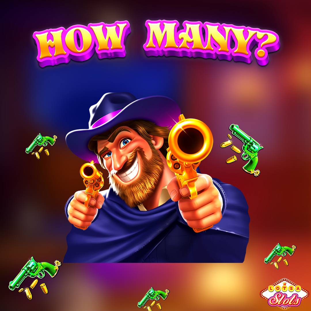 LotsaSlotsGame's tweet photo. ⭐  Ready for a quick counting challenge? 
🪙 How many guns do you see? 
📣 Comment your answer with your Player ID
🪙HBD 200% FREEBIES HERE:https://t.co/K8EczgEuCe 
🎮 Lotsa Slots App:https://t.co/etnHdXbHxE 
#mobilegame #freeslots #Vegascasino https://t.co/wnlQkEzK7u