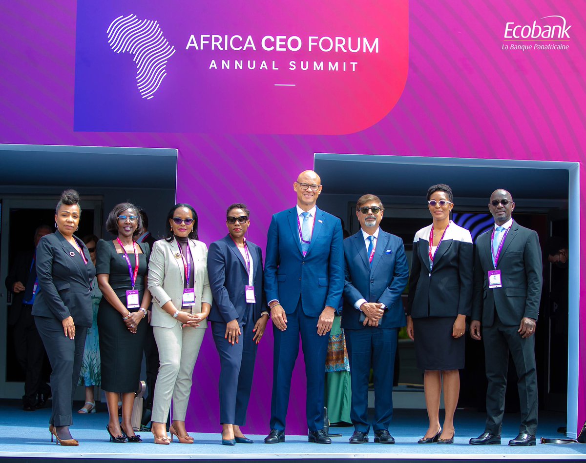 EcobankRW's tweet photo. Africa’s next chapter will be defined by collaboration, innovation, and scale.

Ecobank is proud to participate in the Africa CEO Forum in Kigali, joining key stakeholders from across the public and private sectors to explore opportunities that drive investment, strengthen regional integration, unlock trade, and support sustainable economic growth.

Through these important conversations, Ecobank continues to contribute to practical solutions and partnerships that foster resilient African businesses and help shape the future of the continent.

#Ecobank #AfricaCEOForum #ACF2026 @GroupEcobank