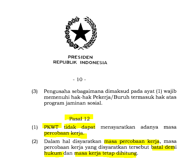 Menteri Pekerja RI tweet media