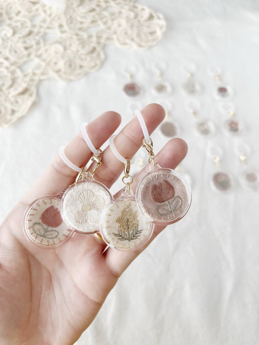 MEGURI*刺繍布小物【デザフェス63 I-80】 tweet media
