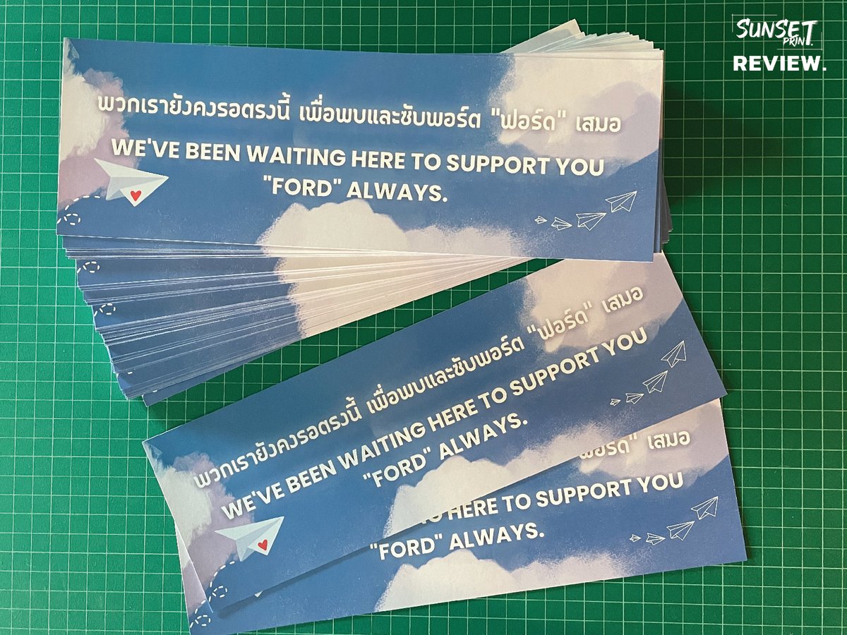 sunset_print's tweet photo. ✨ #รับทำสโลแกน  สีสด คมชัด
🛒 สติกเกอร์ ไวนิล ป้ายสื่อต่างๆ

✨ขั้นต่ำงานพิมพ์กระดาษ 30/แบบ
📏เลือกขนาดตามที่ต้องการได้
⚡️800 แผ่นขึ้นไป ราคาส่ง

❣️งานเร่งสอบถามก่อนได้เลย 
🙏ขอบคุณลูกค้าที่เลือกใช้บริการกับร้านของเรา
#รับทําป้ายเชียร์  #ตลาดนัดรวมด้อม https://t.co/rpFVxCff6t