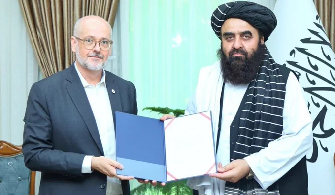 رئیس تازه صلیب سرخ با مقام حکومت طالبان دیدار کرد.