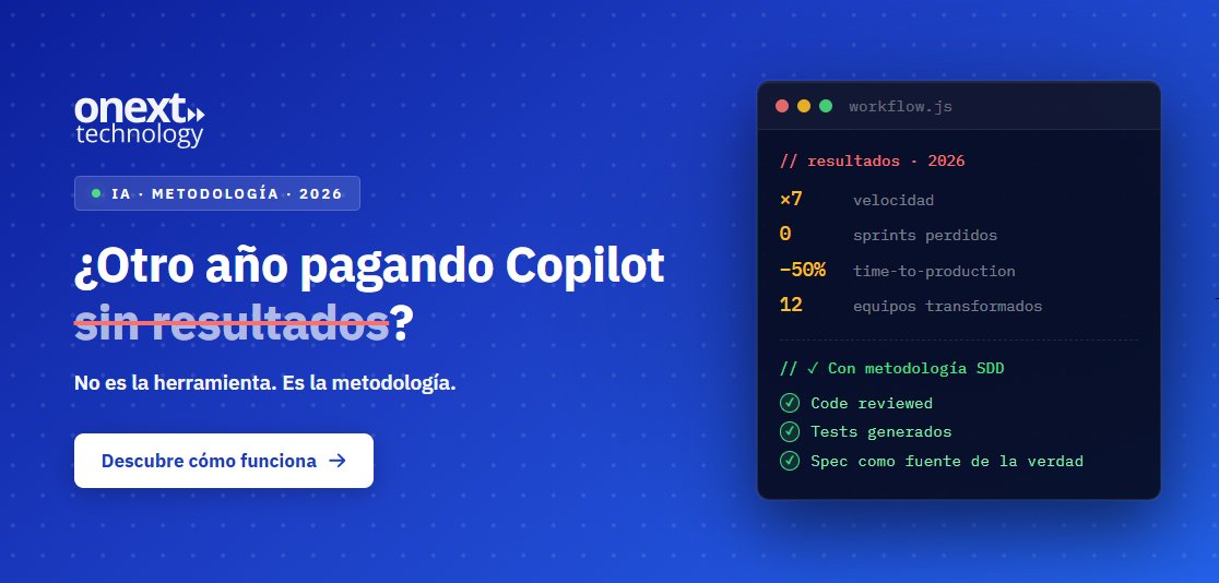 david_bonilla's tweet photo. La @bonilista de hoy fue posible gracias al apoyo de #onext, una empresa que te ayuda a integrar IA en el flujo de trabajo de tu equipo de desarrollo con 3 pilares:
- Human-on-the-Loop
- Rules Over Tools & Context Engineering
- Spec-Driven Development
👉 https://t.co/bJWzIoAf0p https://t.co/SmNVcKA1ZS