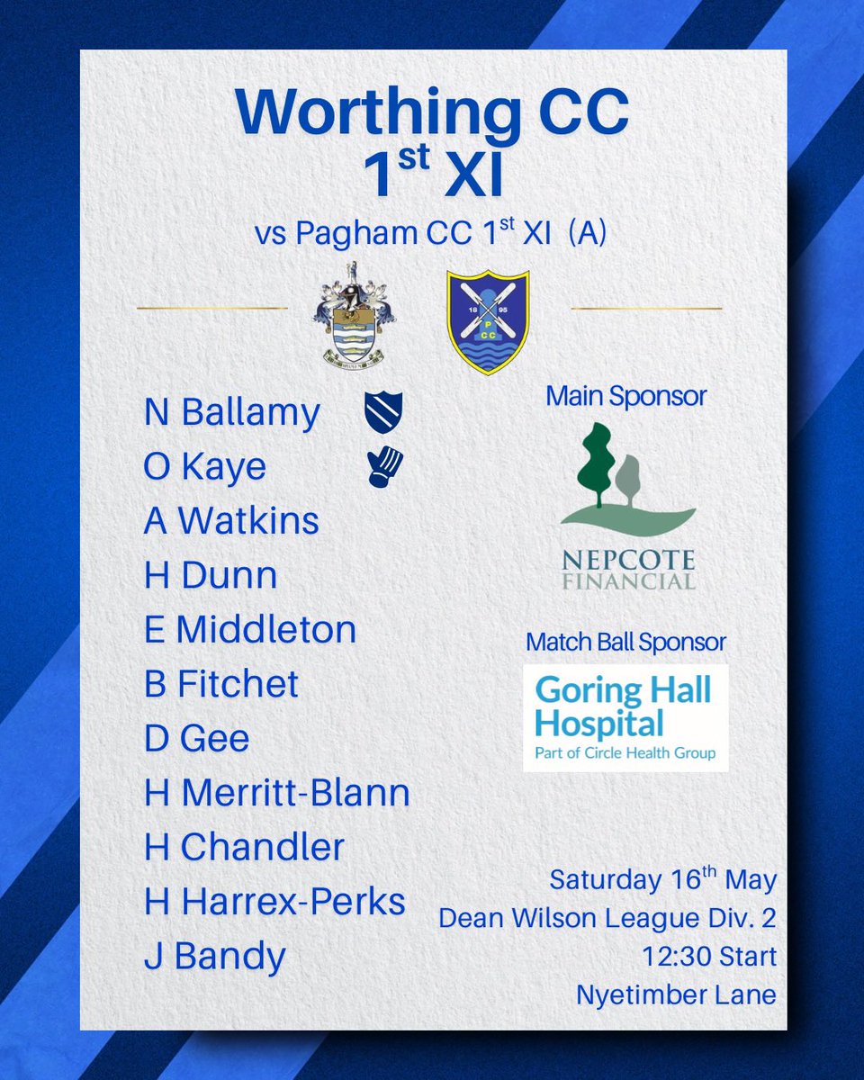 Worthing CC tweet media