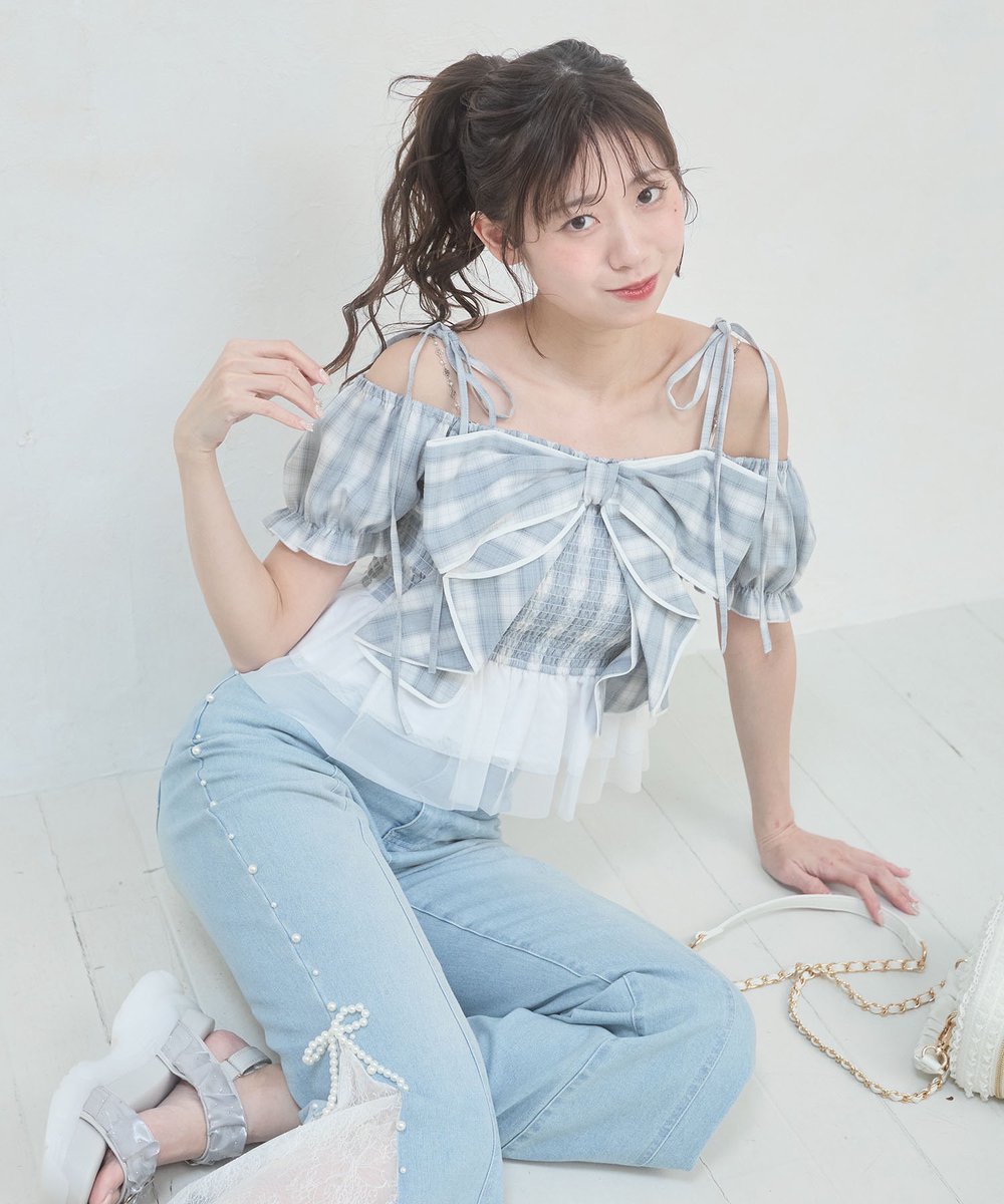 new arrival⋆⸜🎀⸝‍⋆ 大きめリボンが天才的。 これで首下写真撮っ