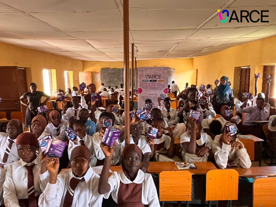 VARCENigeria's tweet photo. #EndPeriodPoverty #MenstrualHealthMatters #VARCE #GirlChildEmpowerment #SDG5 #SDG4 #BreakTheStigma https://t.co/BeuLUVjcSe
