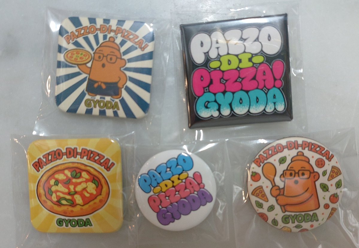 新しいデザインの当店オリジナル缶バッチ届きました！！ 近々ぶらっと