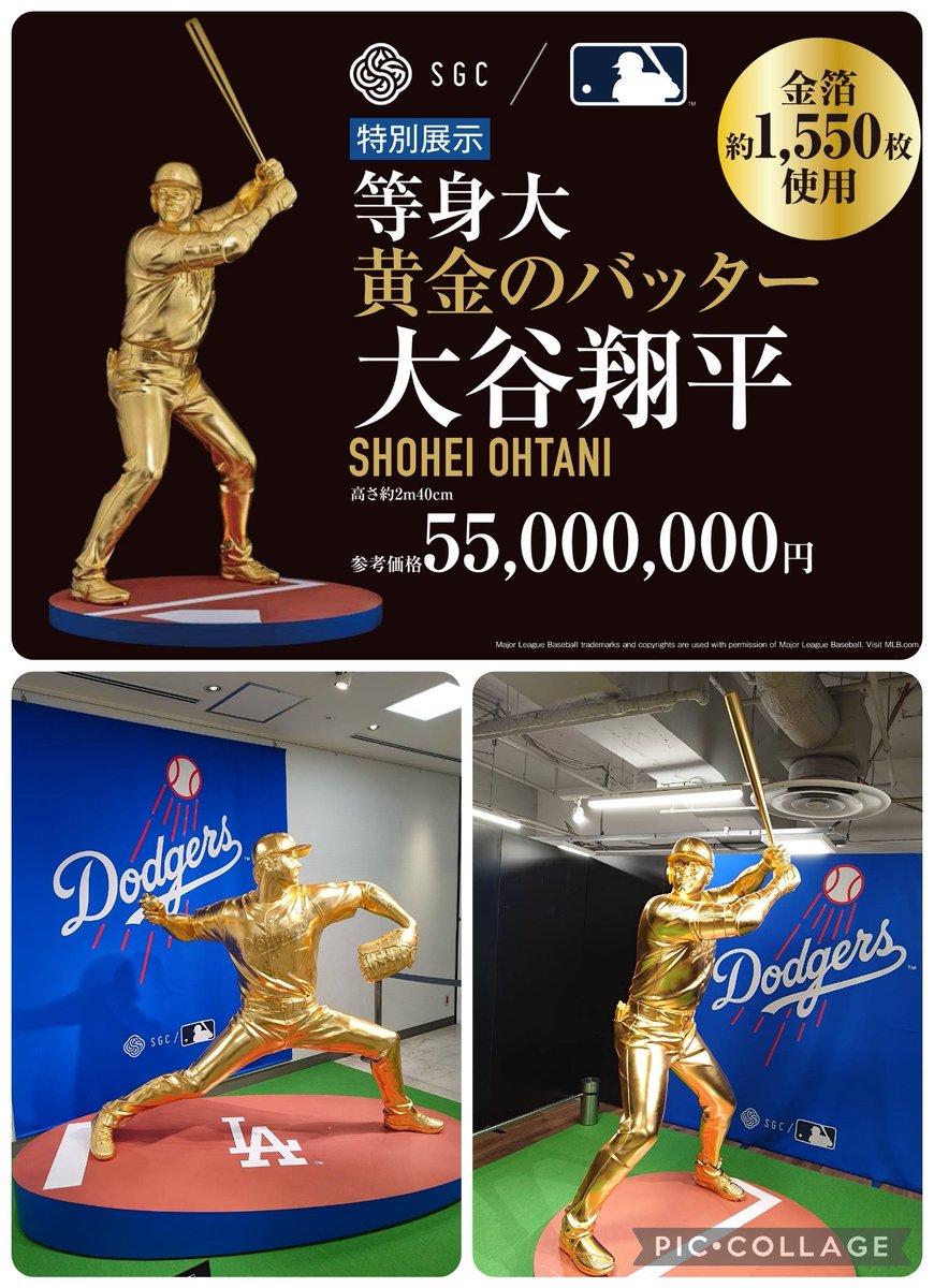 黄金✨等身大✨大谷翔平さんも見てました(笑)🤭 コレ見て熱出たのかも🤒🤒