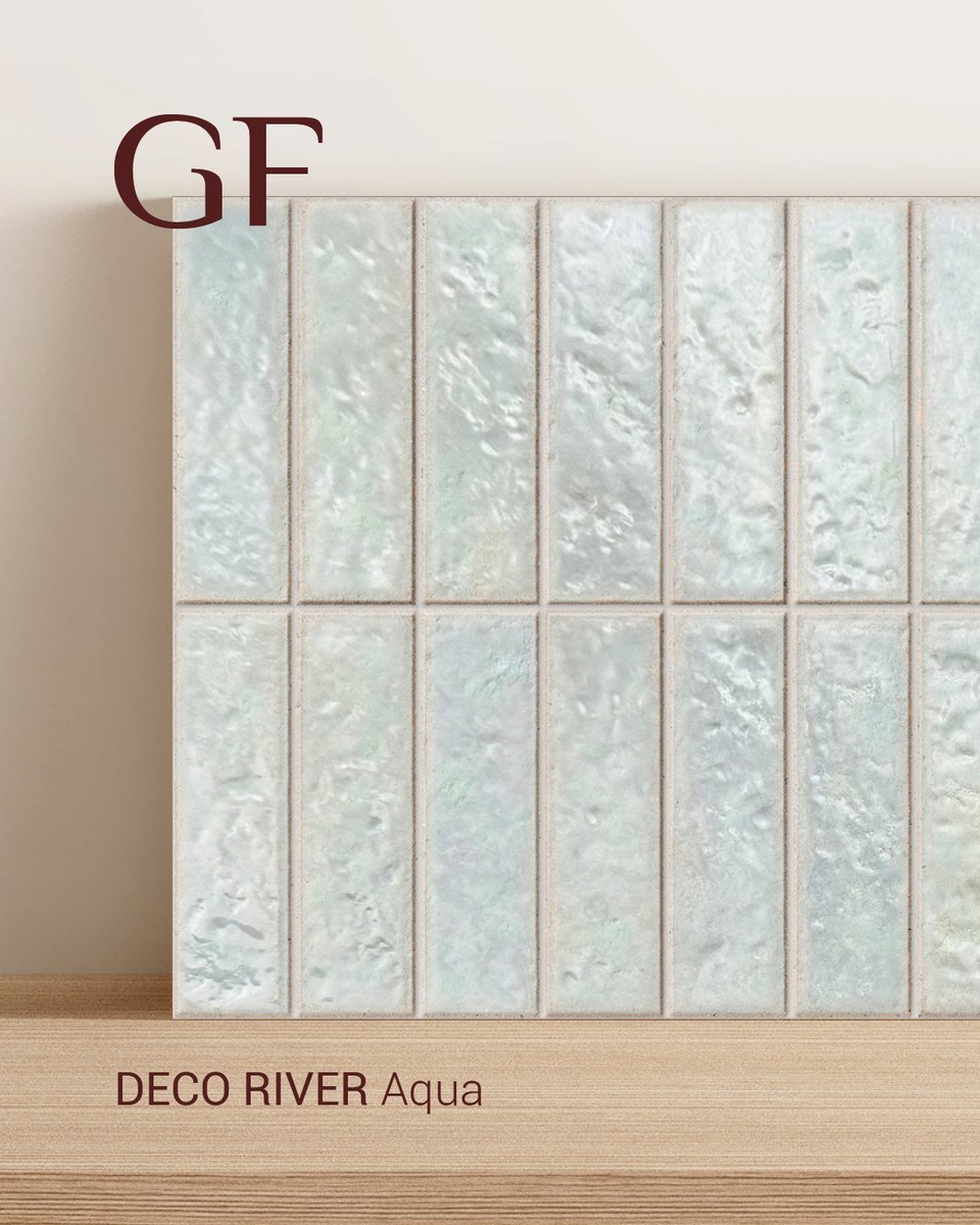 GAYAFORES's tweet photo. ✨ Deco River Aqua ✨ Color, relieve y textura inspirados en la cerámica artesanal, con todas las prestaciones del porcelánico actual.
https://t.co/tCkt4gKzMZ

#DecoRiver #Gayafores #CerámicaDecorativa #TileDesign https://t.co/xm0vw3tTaH