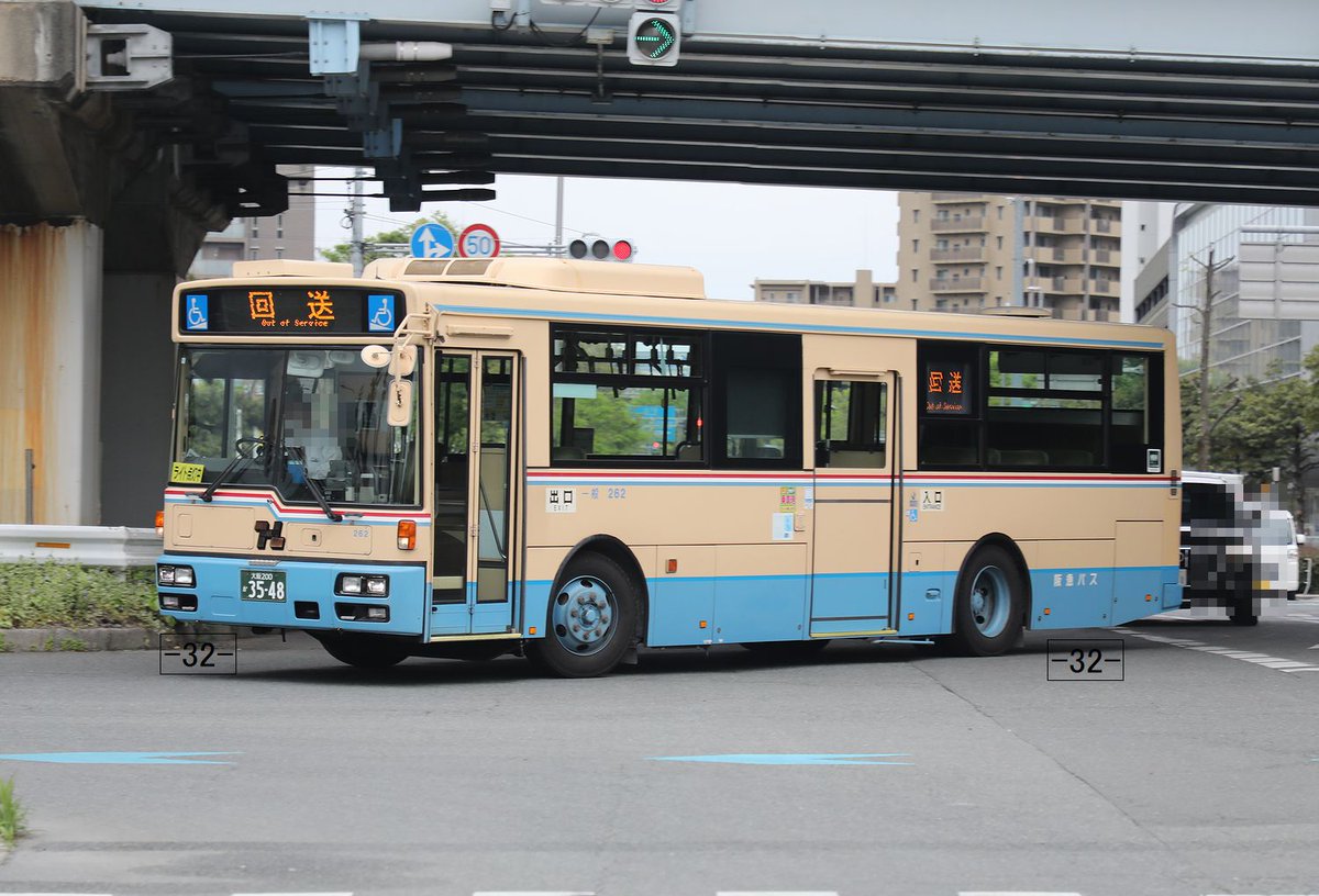 阪急バス Hankyu Bus 大阪200か3548 PJ-KV234N1 262 2006年式 [ 回 送