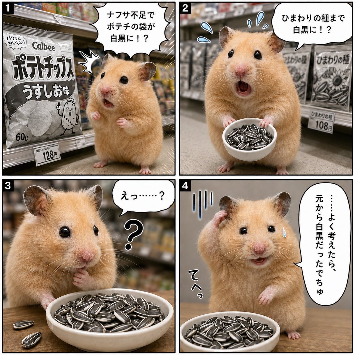 AIハムスターむぎちゃ♂🐹 tweet media