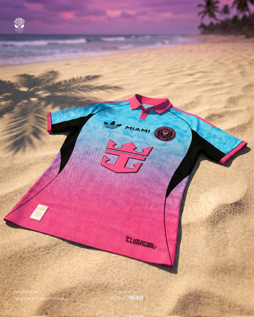 aamonix0's tweet photo. Inter Miami x Adidas Concept Kit Set

Designed by Aamonix0.
(Follow for more kit designs.)
.
.
.
🏷️#Miami #InterMiami #ConceptKit #Adidas #Messi #Suarez #dePaul @InterMiamiCF @adidas https://t.co/99Q30eNSHB