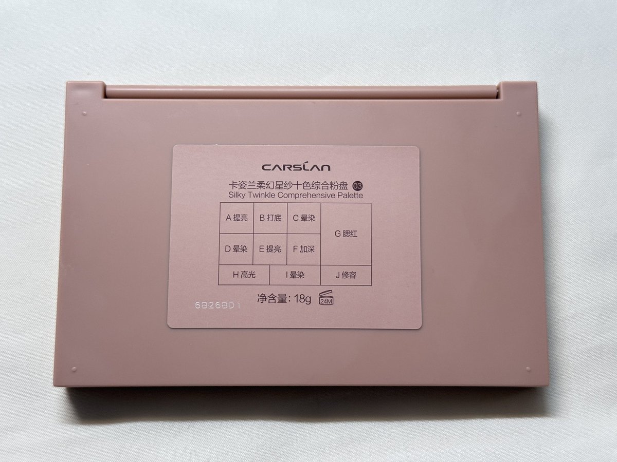pat_366's tweet photo. ส่งต่อ คสอ
พาเลทตา CARSLAN เบอร์ 03 ใช้ครั้งเดียส สภาพ 98% 200 บาท รวมส่ง
#ส่งต่อคสอ #ส่งต่อเครื่องสำอางมือสอง #ส่งต่อเครื่องสำอางค์ #ส่งต่อเครื่อง #carslan https://t.co/ube6Z2DCuK