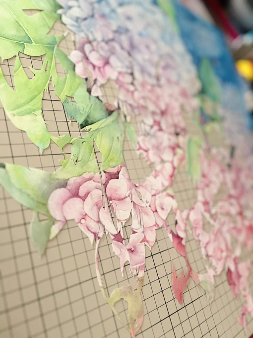 赤さんがころころ寝てくれている時こそチャンスか?と思い立って1日30〜制作を再開しております…