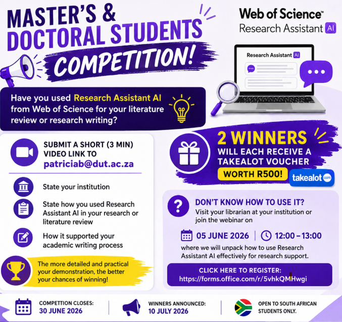 dutlibresearch's tweet photo. Master’s &amp; PhD Students Competition!! https://t.co/3TgxLaYVO8