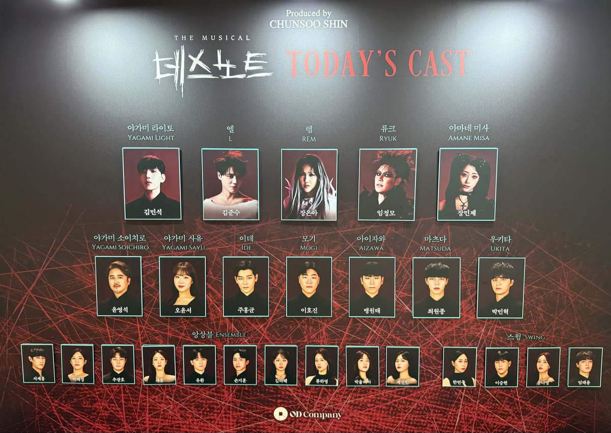 dear_junsu's tweet photo. 데스노트 샤엘 막공 ♥️ https://t.co/TCaYAvLixh