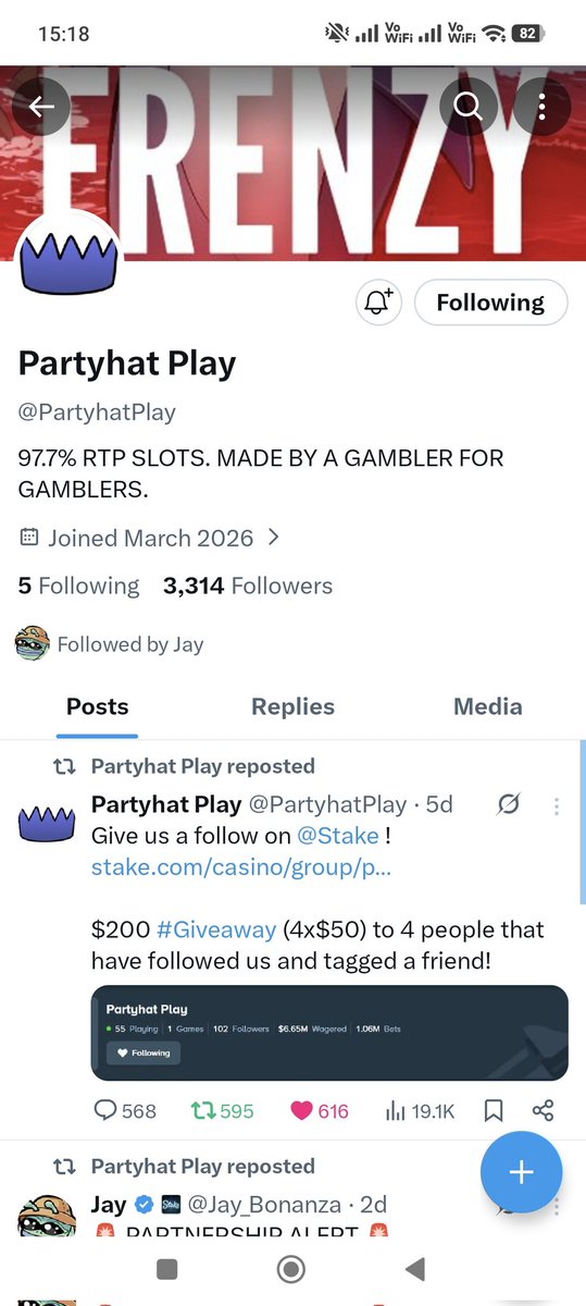 ivaflamer96's tweet photo. @Jay_Bonanza @Trainwreckstv @PartyhatPlay Followed the page , and this surely exciting and big news . Let's gooo babyyy

Tag- @BorjaAlons
Stake id - Caplevi7 
Proof - https://t.co/PeXaaj5tg9