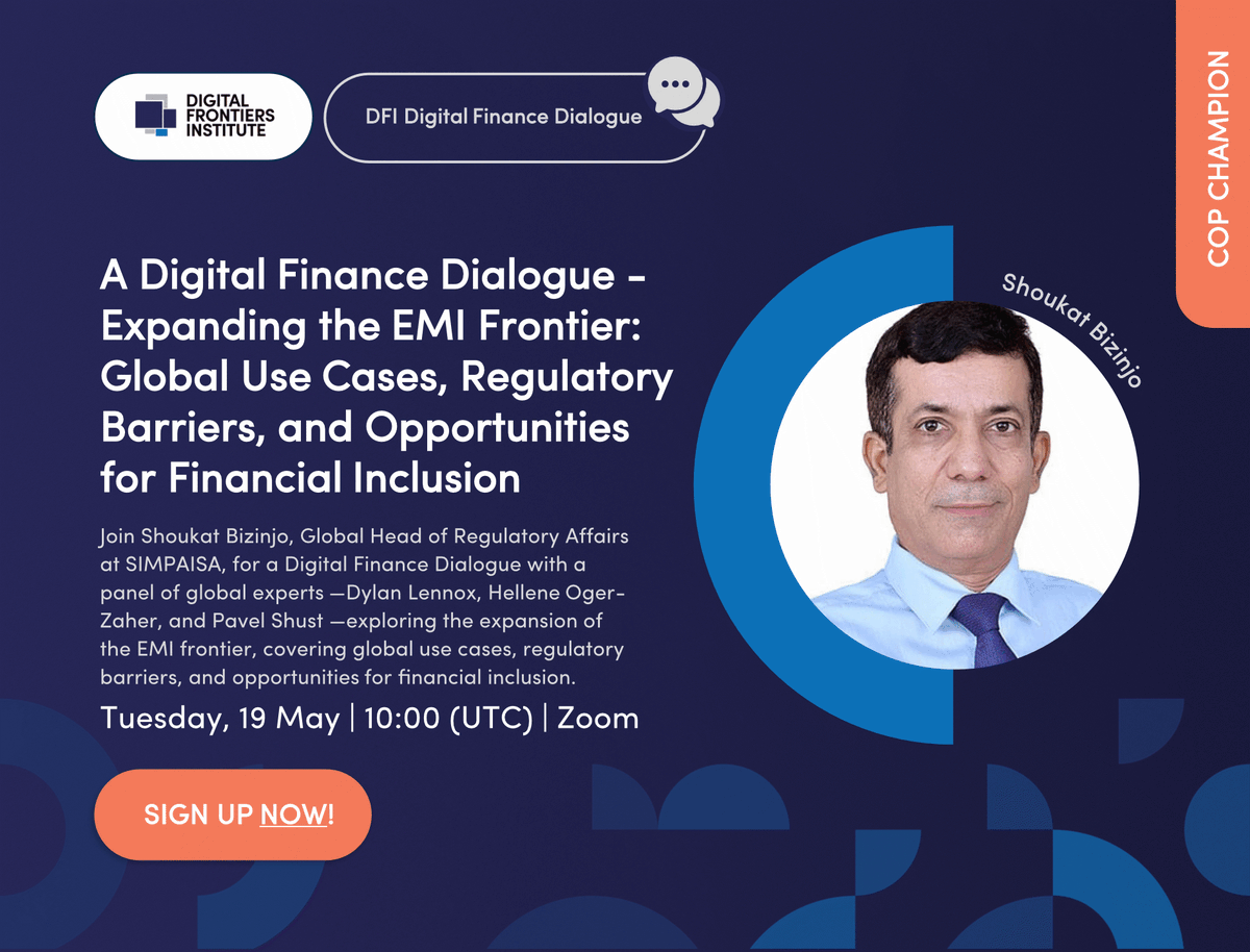 DF_dot_org's tweet photo. #EMIs have expanded access to finance.
But #regulation is still holding them back.
In many markets, they’re limited to #payments. In others, they’re evolving into full financial service providers.
What’s driving the difference?
Join us on 19 May.
🔗 https://t.co/pAzMkRjRPM https://t.co/ZaF2hb19hk