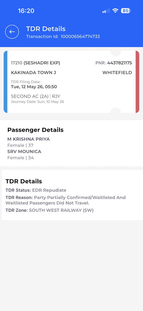 ramyahindu0701's tweet photo. @RailMinIndia @RailwaySeva @AshwiniVaishnaw @drmvijayawada 

My money. They have been using it for 5 days It's strange to call a railway customer English Hindi Kannada Tamil. Marathi Bengali finally. Odia language is also there No Telugu yes Telugu people are showing off, right? https://t.co/QY1n2fvt76