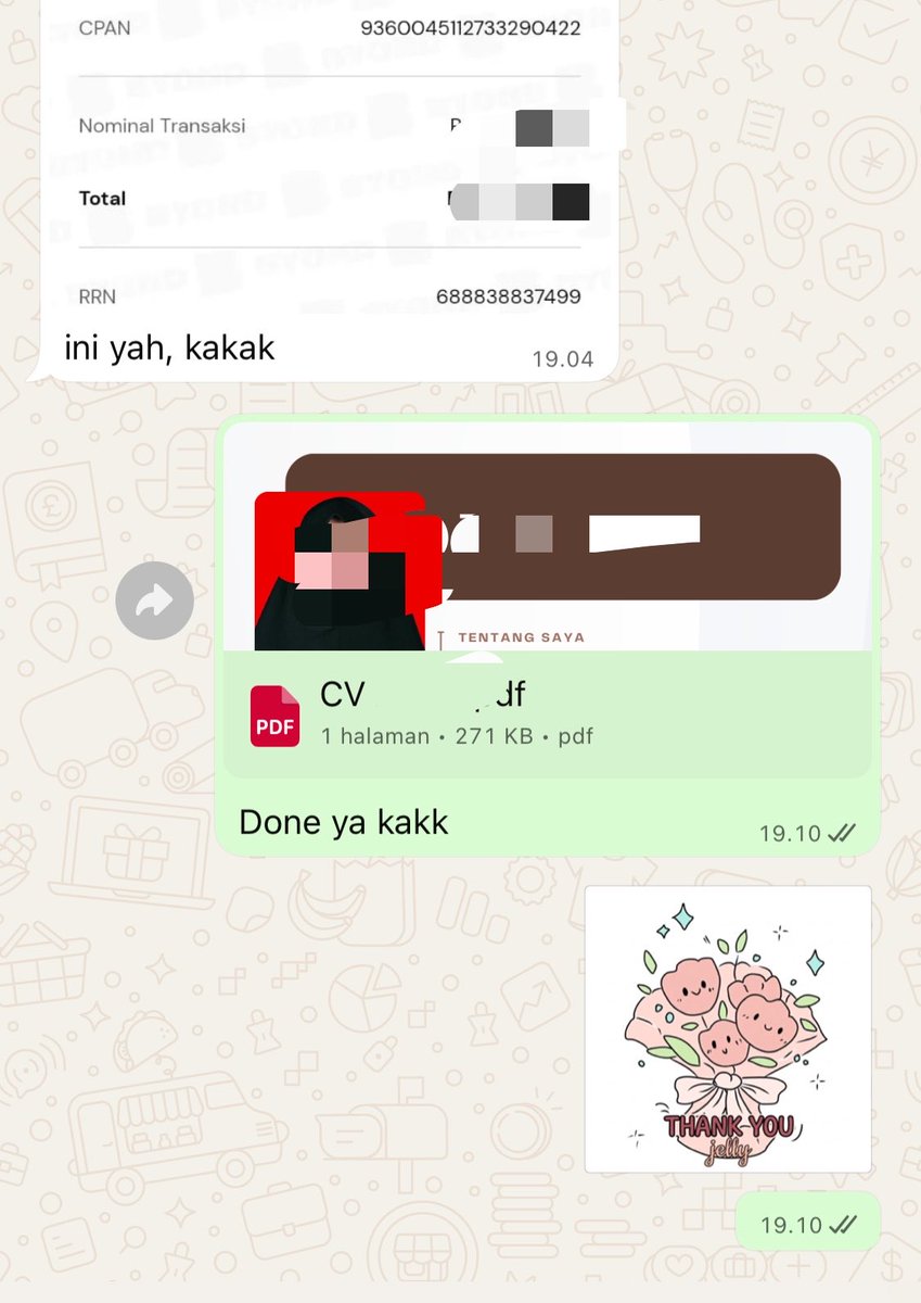 🎀Joki cv ats/kreatif & surat sakit & paklaring🎀 tweet media