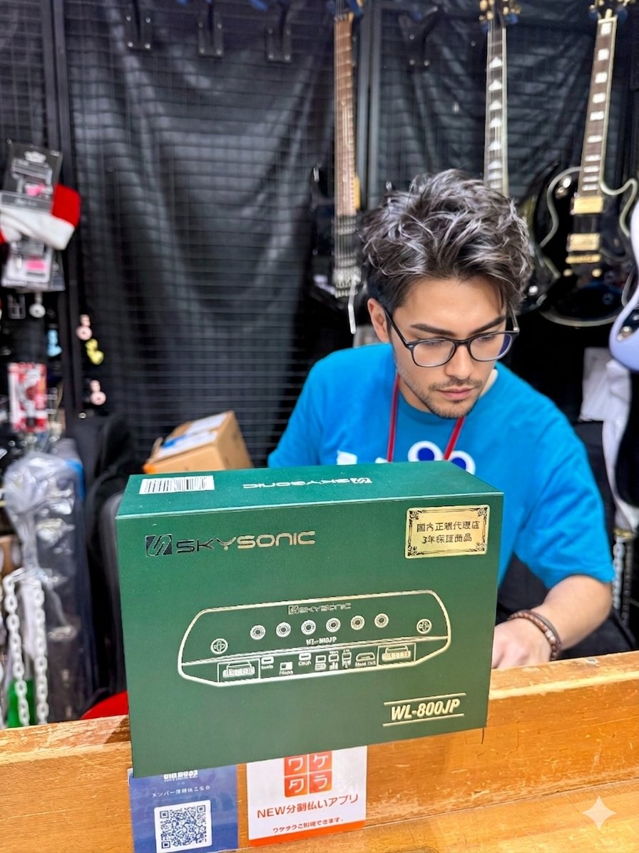 アコギプレイヤーの方必見👀 SKYSONIC WL-800JP ワイヤレス
