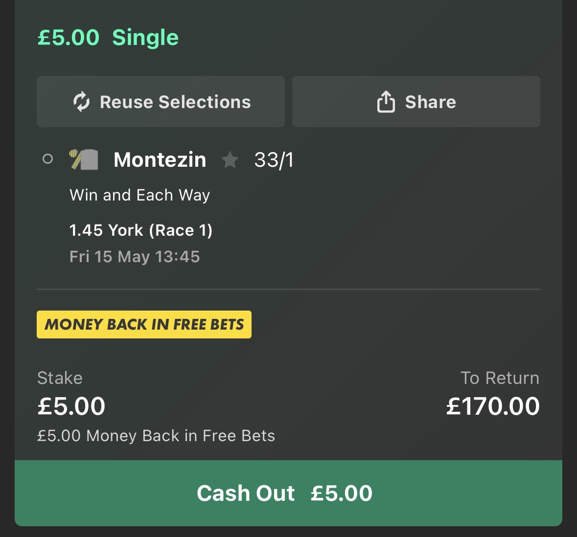 bettingvillage's tweet photo. 🐎 1:45 York Money Back Offer

We're going for a longshot with this offer and a huge field.

Load to slip...

Here 👉🏼 https://t.co/9FKluvpnlD

Money back as a free bet up to £5 if your horse loses, eligibility restrictions apply.

18+ https://t.co/a7lpD3SLWQ #AD T&amp;Cs apply https://t.co/ginn9uWZgF