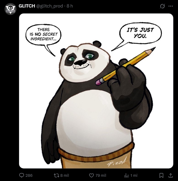 AuryPiy's tweet photo. Nem fodendo que a @glitch_prod deu um FORA no PARTY ANIMALS KKK o crossover inimaginável. https://t.co/Awa1aPoYWF