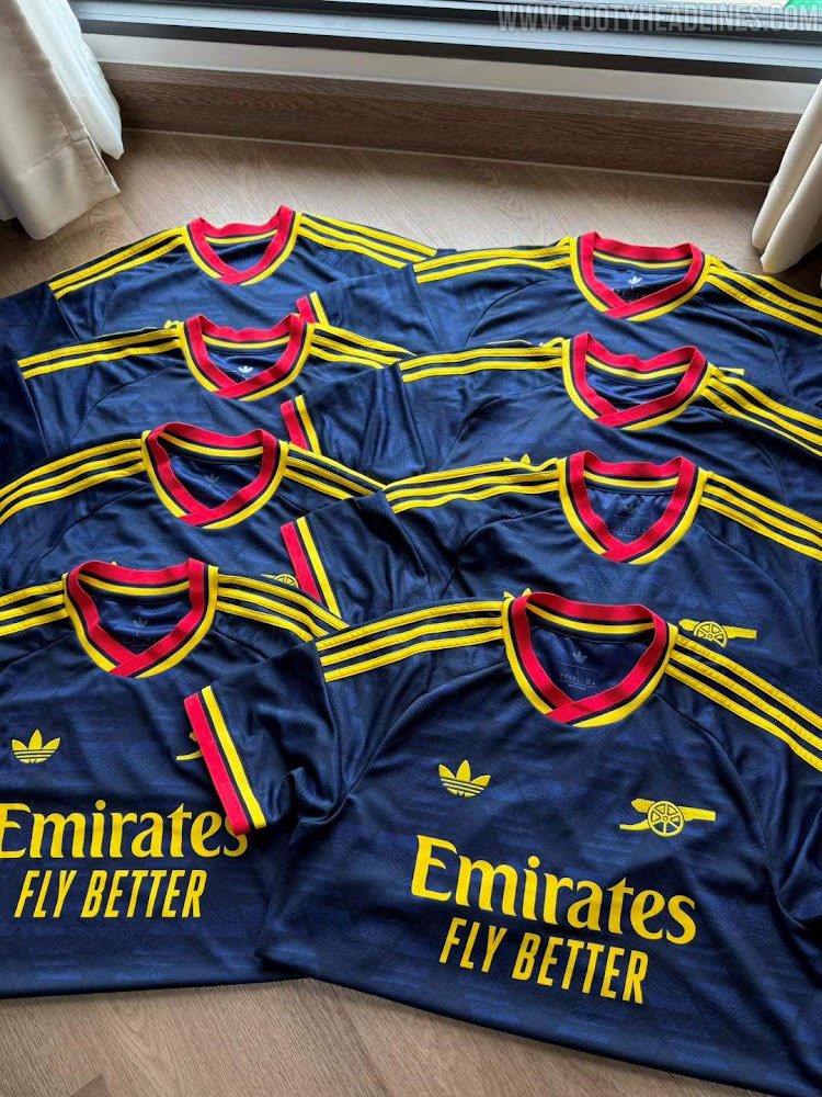 ArsenalNews93's tweet photo. Arsenal 26-27 Away Kit Leaked. (Footy Headlines) https://t.co/RK73pZUXfg