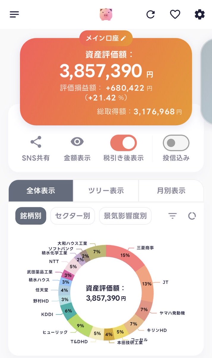けんじ@サイドFIRE民 tweet media