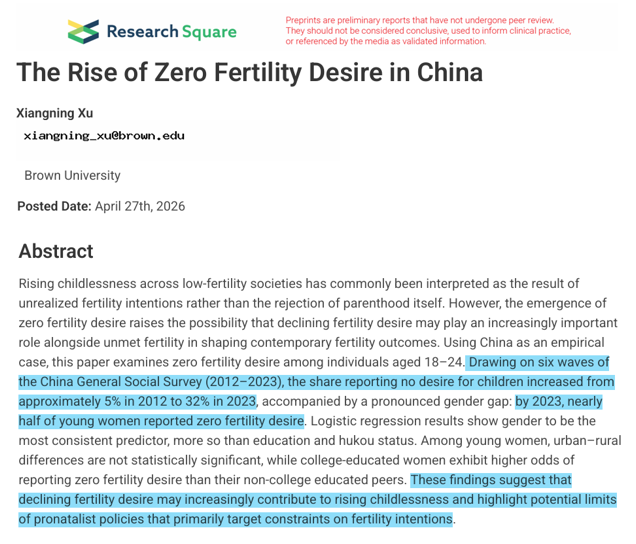 More Births tweet media