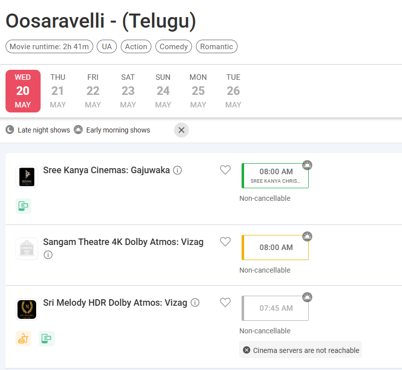 Oosaravelli 4K tweet media